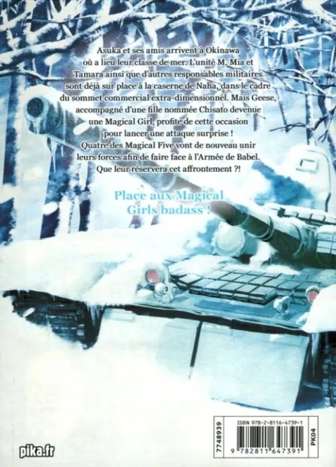Verso de l'album Magical Task Force Asuka 04