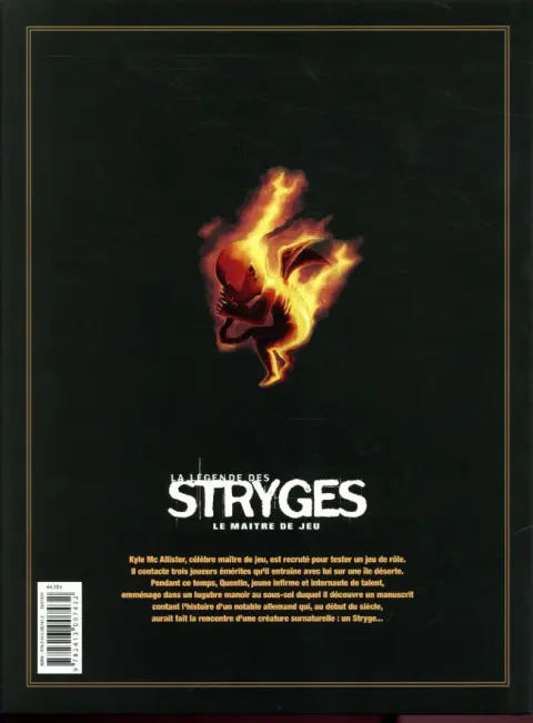 Verso de l'album Le Maître de jeu La légende des stryges: le maître de jeu.