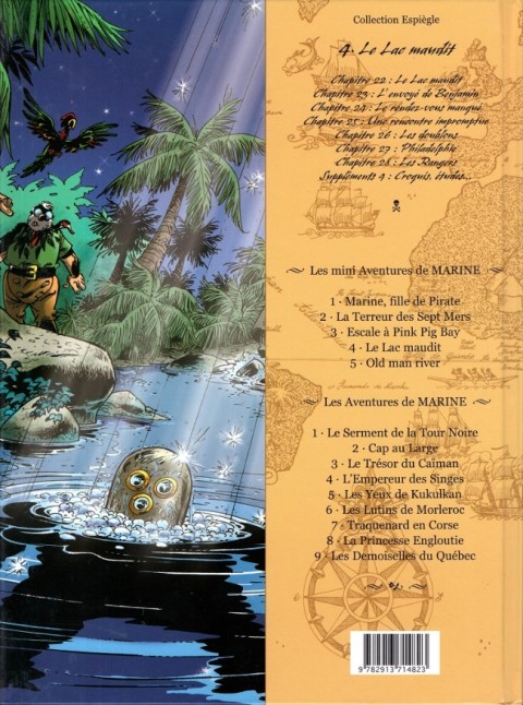 Verso de l'album Les mini aventures de Marine Tome 4 Le lac maudit