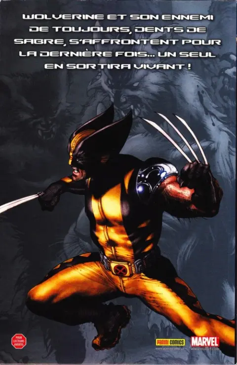 Verso de l'album Marvel - Les grandes sagas Tome 5 Wolverine