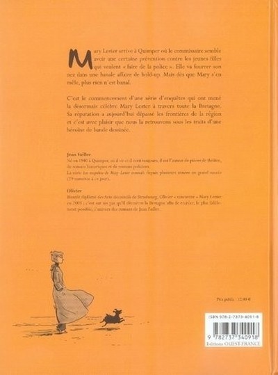 Verso de l'album Mary Lester Tome 2 Les diamants de l'archiduc