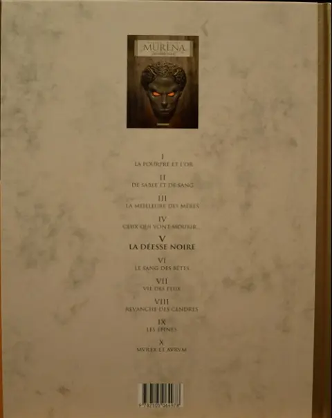 Verso de l'album Murena Le Soir Tome 5 La déesse noire