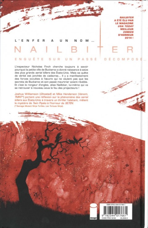Verso de l'album Nailbiter Tome 2 Les Liens du sang