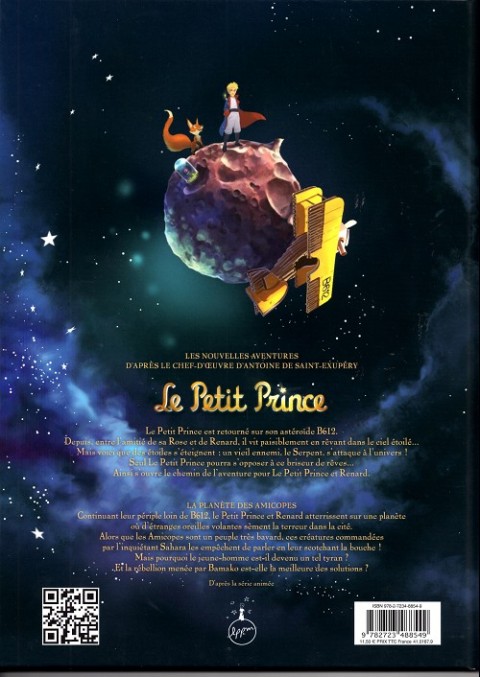 Verso de l'album Le Petit Prince - Les Nouvelles Aventures Tome 7 La Planète des Amicopes