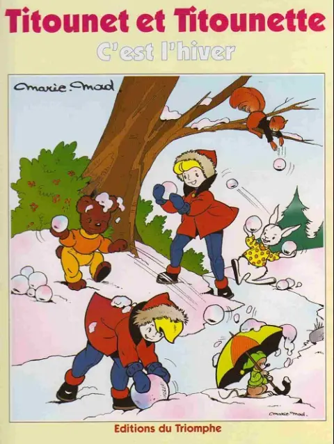 Titounet et Titounette Triomphe Tome 8 C'est l'hiver