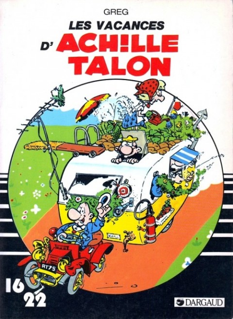 Couverture de l'album Achille Talon 16/22 Tome 2 Les vacances d'Achille Talon