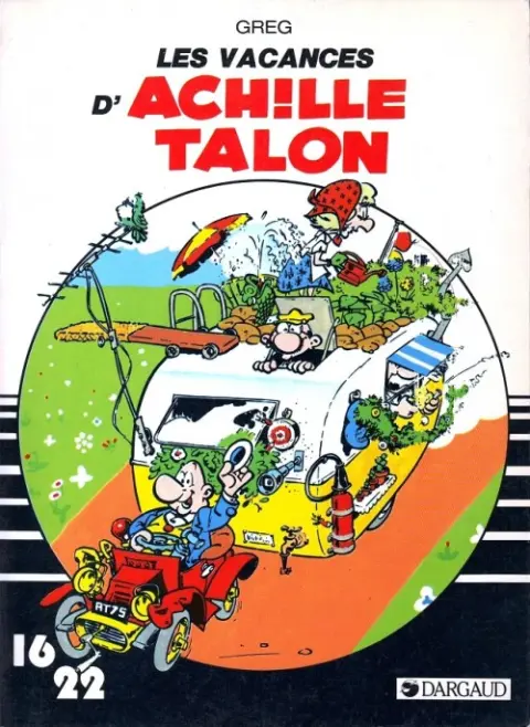 Couverture de l'album Achille Talon 16/22 Tome 2 Les vacances d'Achille Talon