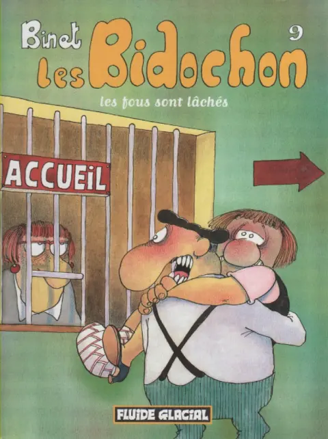 Couverture de l'album Les Bidochon Tome 9 Les fous sont lâchés