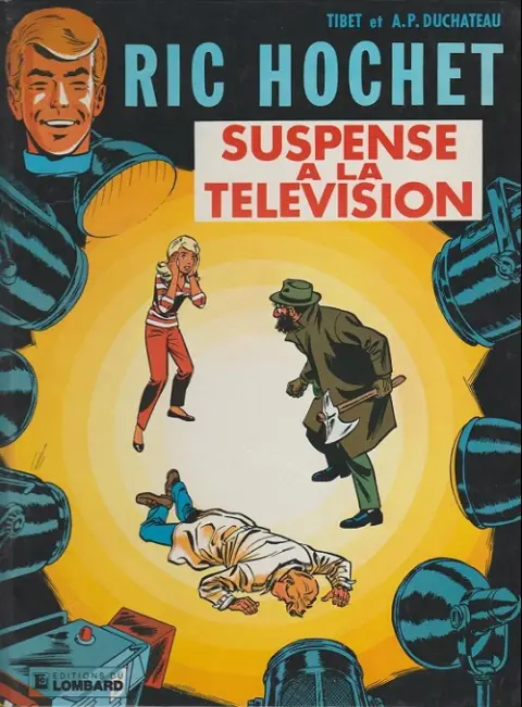 Couverture de l'album Ric Hochet Tome 7 Suspense à la télévision