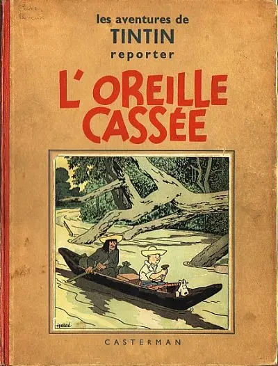 Couverture de l'album Tintin Tome 6 L'oreille cassée