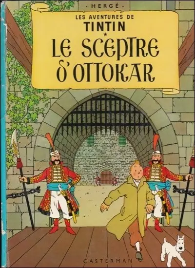Couverture de l'album Tintin Tome 8 Le sceptre d'ottokar