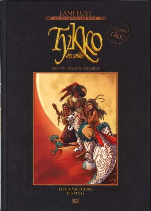 Couverture de l'album Lanfeust et les mondes de Troy Tome 37 Tykko des sables - Les chevaucheurs des vents