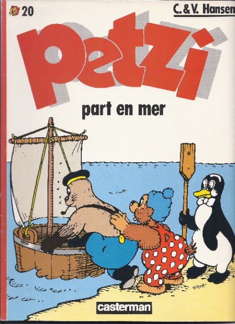 Couverture de l'album Petzi Tome 20 Petzi part en mer