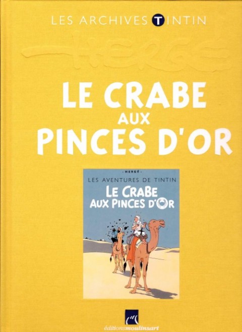 Couverture de l'album Les archives Tintin Tome 15 Le Crabe aux Pinces d'Or