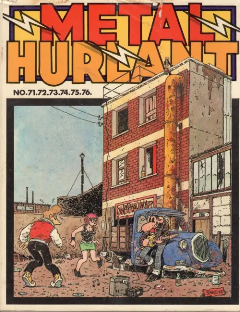 Métal Hurlant 15 Recueil Métal Hurlant n°71 à 76
