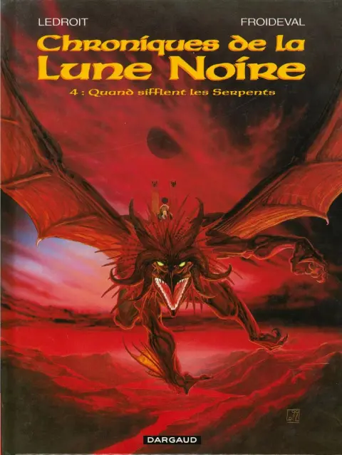 Couverture de l'album Chroniques de la Lune Noire Tome 4 Quand sifflent les Serpents