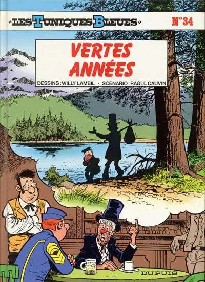 Couverture de l'album Les Tuniques Bleues Tome 34 Vertes années