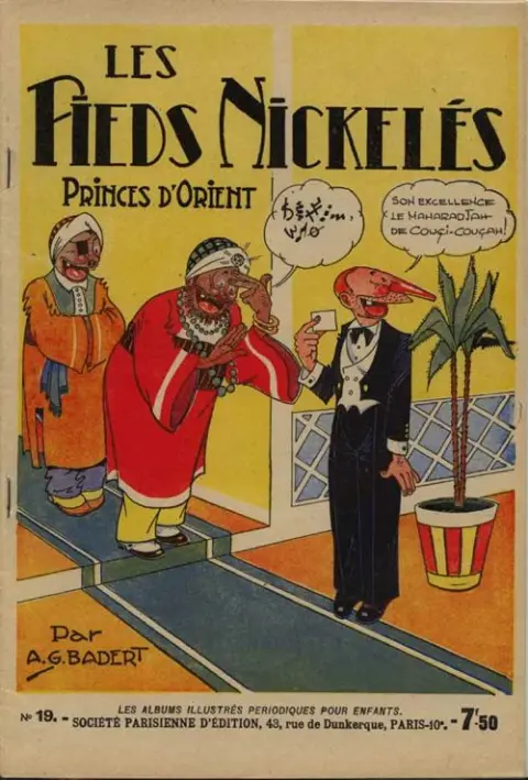 Couverture de l'album Les Pieds Nickelés Tome 19 Les Pieds Nickelés Princes d'Orient