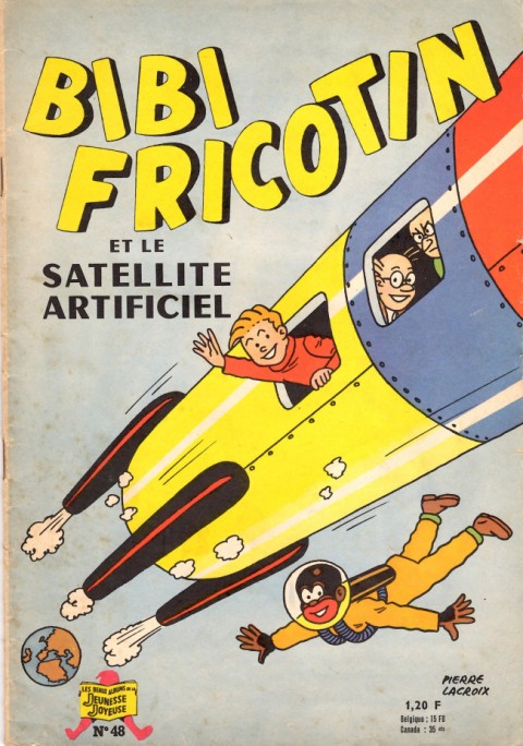 Bibi Fricotin 2e Série - Societé Parisienne d'Edition Tome 48 Bibi Fricotin et le satellite artificiel