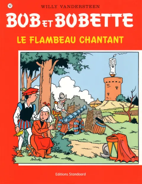 Couverture de l'album Bob et Bobette Tome 167 Le flambeau chantant