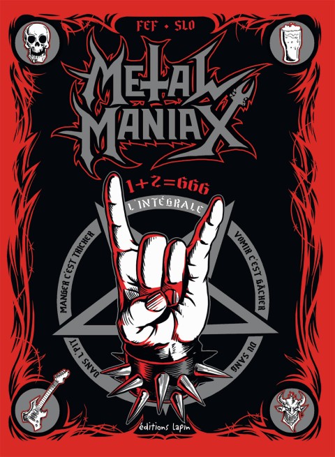 Couverture de l'album Metal maniax L'intégrale - 1+2=666
