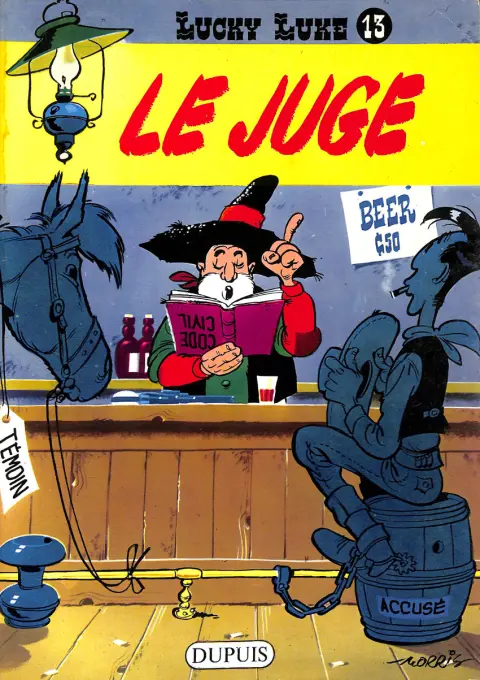 Couverture de l'album Lucky Luke Tome 13 Le juge