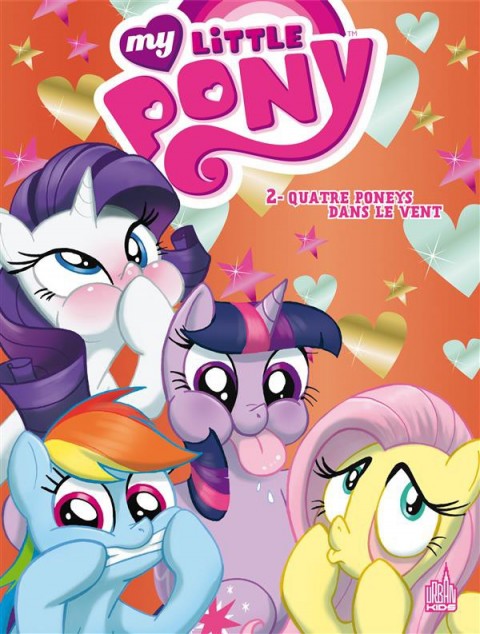 Couverture de l'album My little Pony Tome 2 Quatre poneys dans le vent