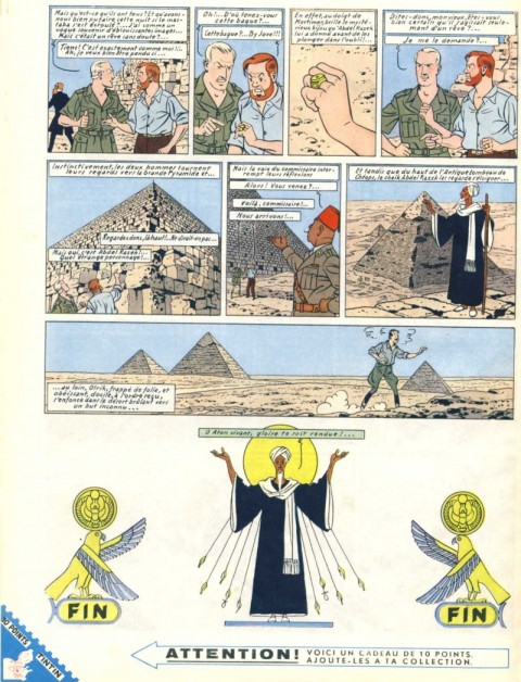 Planche de l'album Blake et Mortimer Tome 4 Le Mystère de la Grande Pyramide - Tome II