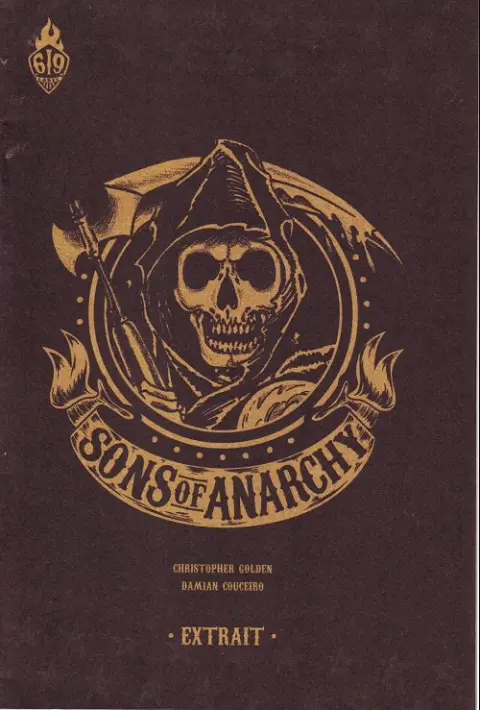 Verso de l'album Sons of Anarchy Hommage à sons of anarchy
