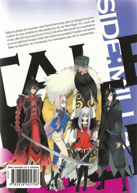 Verso de l'album Tales of Xillia - Side; Milla 4