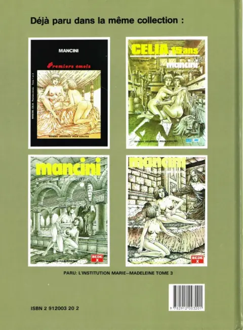 Verso de l'album Les Trois Mousquetaires Tome 1