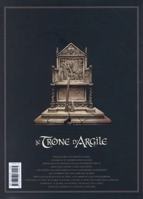 Verso de l'album Le Trône d'Argile L'intégrale - Tomes 1 à 4
