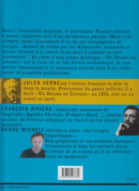Verso de l'album Un drame en Livonie