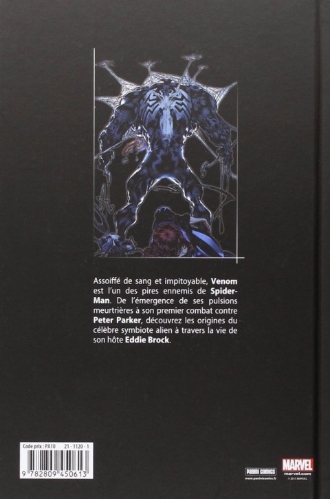 Verso de l'album Venom - La Naissance du mal