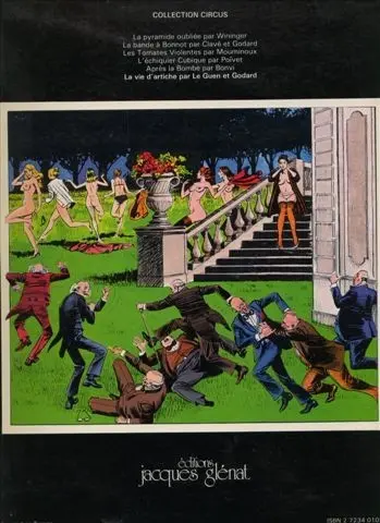 Verso de l'album La Vie d'Artiche