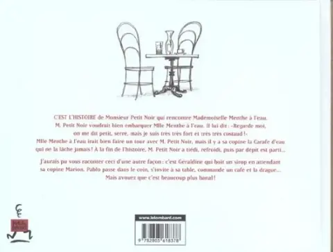 Verso de l'album Au fil du zinc