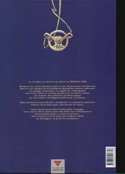 Verso de l'album Aquablue Tome 9 Le totem des Cynos