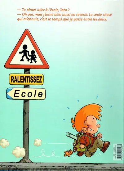 Verso de l'album Les Blagues de Toto Tome 5 Le maître blagueur