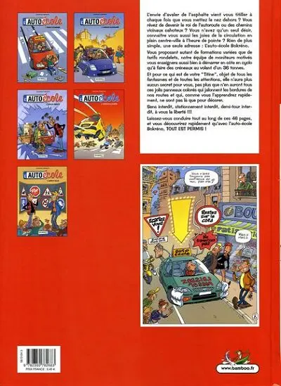 Verso de l'album L'Auto école Tome 5 Auto et colles