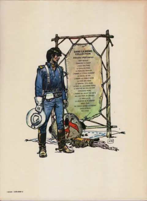 Verso de l'album Blueberry Tome 10 Général Tête Jaune