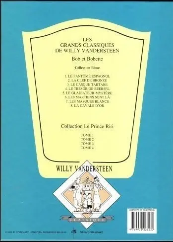 Verso de l'album Bob et Bobette Tome 2 La clef de bronze