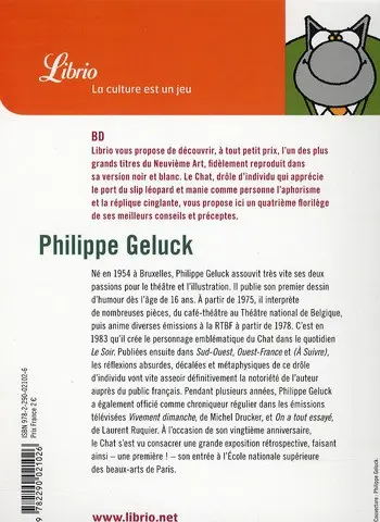 Verso de l'album Le Chat Tome 4 Le 4e chat