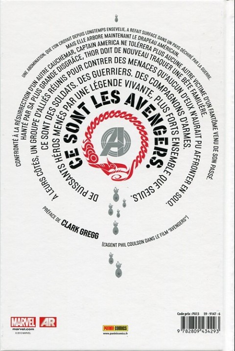 Verso de l'album Avengers - Endless Wartime