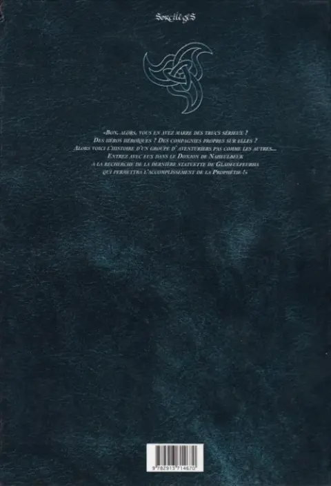 Verso de l'album Le Donjon de Naheulbeuk Tome 1 Première saison, partie 1