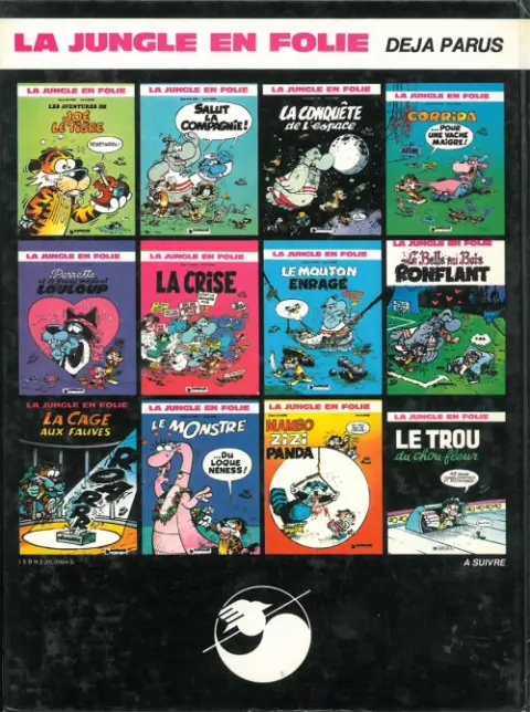 Verso de l'album La Jungle en folie Tome 10 Le monstre ...du loque Néness !
