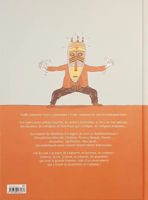 Verso de l'album Les Aventuriers du Cubisme
