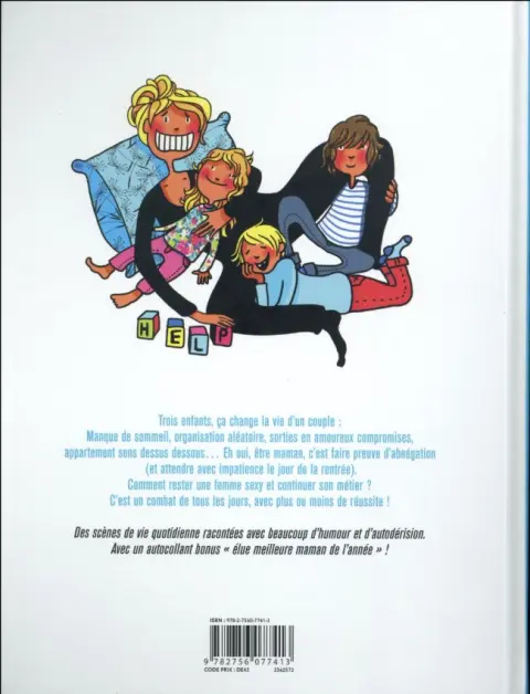Verso de l'album Mamaaaaan ?! Quoi encore ?