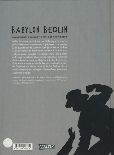 Verso de l'album Babylon Berlin