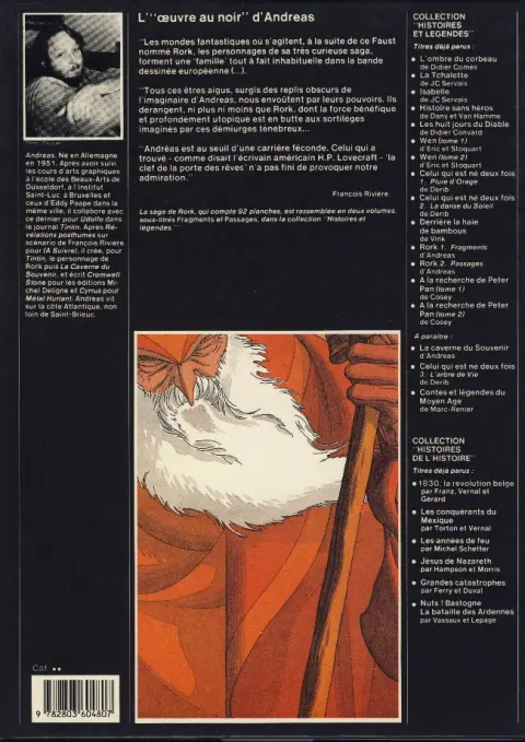 Verso de l'album Rork Tome 2 Passages