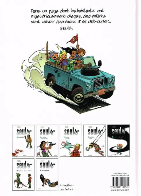 Verso de l'album Seuls Tome 2 Le maître des couteaux